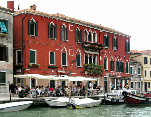 Dalla Marisa Restaurant on the Canale in Cannaregio Venice