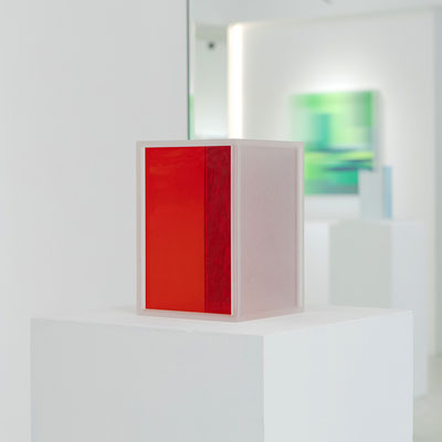 Cgri-74, Web of light, 40x23x25cm, Mouth-blown glass and acrylic glass, 2013 (1)