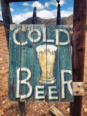Cold Beer Sign Vintage Sign Bierwerbung