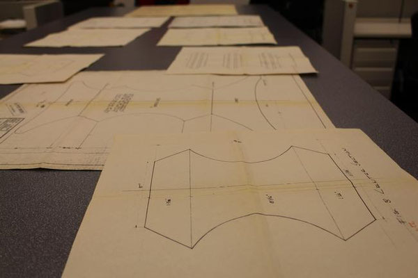 Furniture design sketches were on display at the Herman Miller Archives event Thursday, Nov. 12. Erin Dietzer/Sentinel Staff