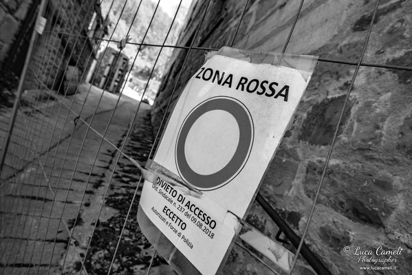  Lo Stato Delle Cose: Terremoto Centro Italia 5 Anni Dopo. Spelonga, zona rossa. © Luca Cameli Photographer