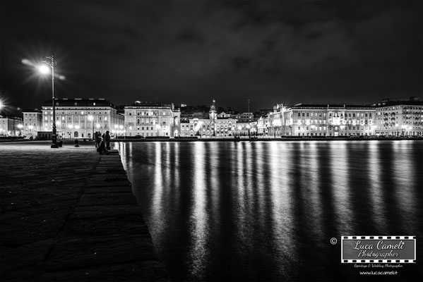 Trieste Paint It Black ~ Trieste - Piazza Unità d'Italia, Molo Audace. Premio Belle Arti 2021, Spoleto Arte. © Luca Cameli Photographer
