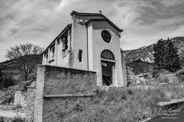 Lo Stato Delle Cose: Terremoto Centro Italia 5 Anni Dopo. Piedilama, zona rossa. © Luca Cameli Photographer