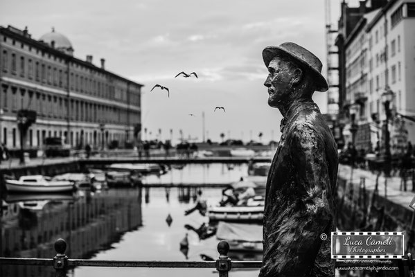 Trieste - Canal Grande, James Joyce. © Luca Cameli Photographer