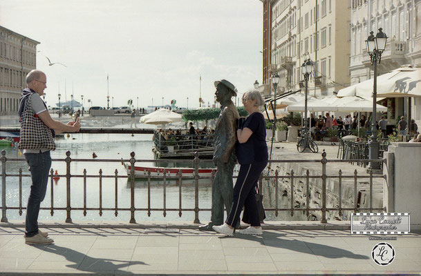 Bloomsday, Statua di James Joyce. Trieste. Analog Photography 35mm. © Luca Cameli Photographer