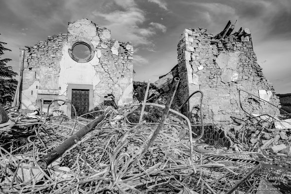  Lo Stato Delle Cose: Terremoto Centro Italia 5 Anni Dopo. Amatrice Frazione Retrosi, zona rossa. © Luca Cameli Photographer