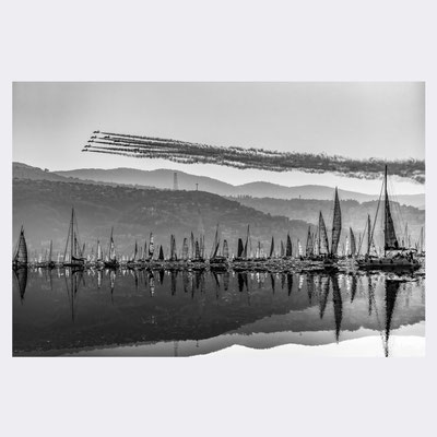 Regata Barcolana - Frecce Tricolori, Trieste. © Luca Cameli Photographer