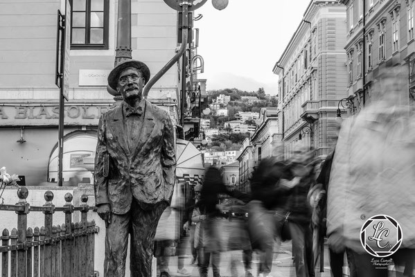 Trieste - Statua James Joyce. © Luca Cameli Photographer