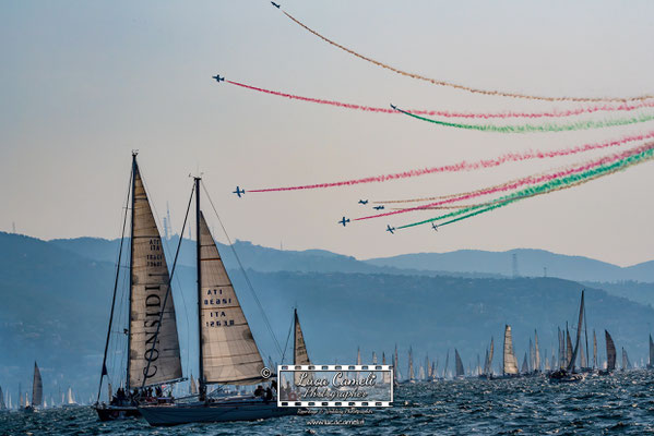 Trieste - Barcolana50, Regata Barcolana, Frecce Tricolori. © Luca Cameli Photographer