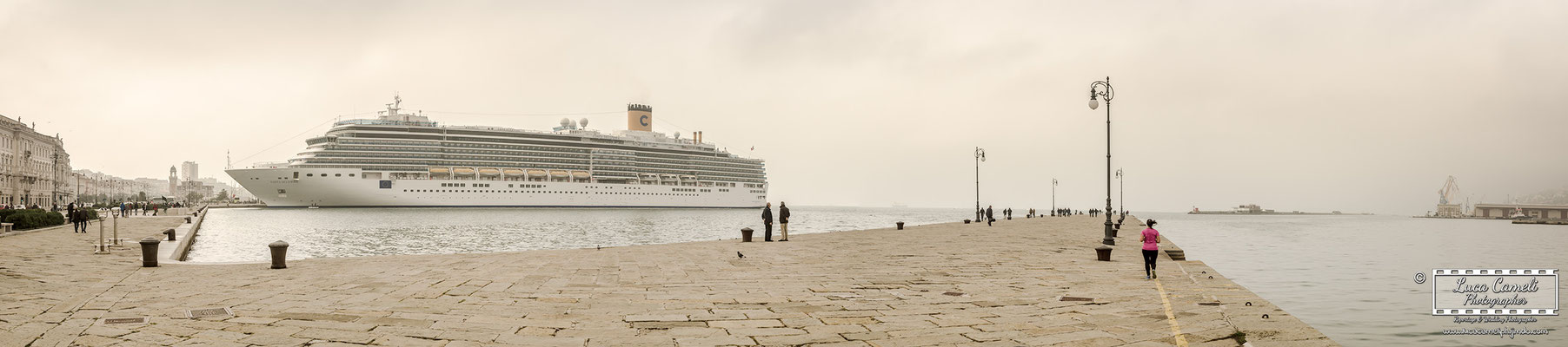 Trieste - Molo Audace, Le Rive, Costa Crociere. © Luca Cameli Photographer