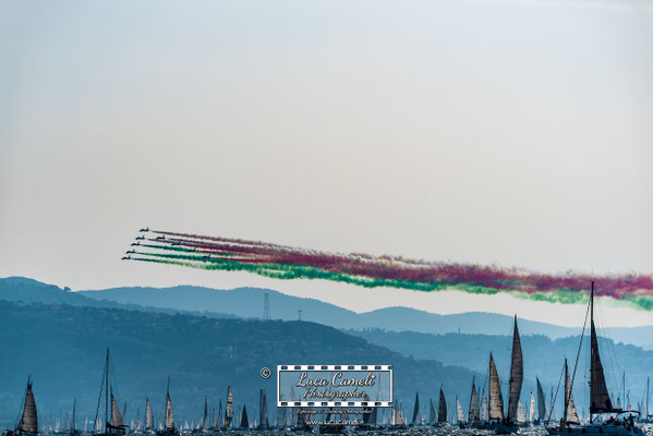 Trieste - Barcolana50, Regata Barcolana, Frecce Tricolori. © Luca Cameli Photographer