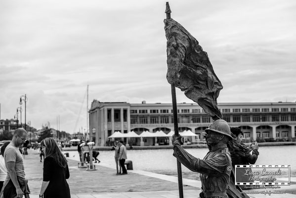 Trieste - Statua del Bersagliere, Stazione Marittima di Trieste. © Luca Cameli Photographer