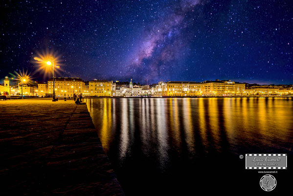 Luci Di Trieste. Piazza Unità d'Italia - Molo Audace, Trieste. © Luca Cameli Photographer