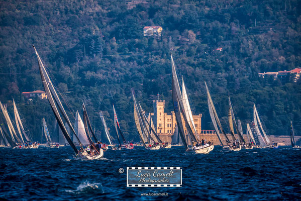 Trieste - Barcolana50, Regata Barcolana, Castello Miramare. © Luca Cameli Photographer