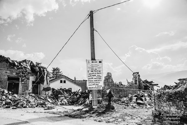  Terremoto Centro Italia. Illica, settembre 2016. © Luca Cameli Photographer