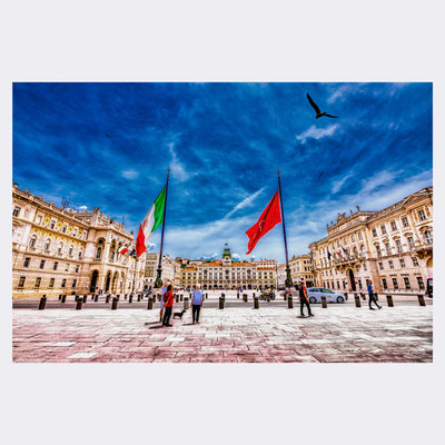 Luci Di Trieste. Piazza Unità d'Italia. Global Photography Awards Gold Winner 2025. © Luca Cameli Photographer