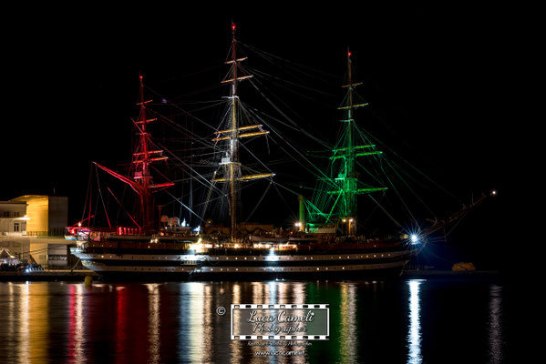 Trieste - Barcolana50, Nave Amerigo Vespucci, Molo dei Bersaglieri. © Luca Cameli Photographer