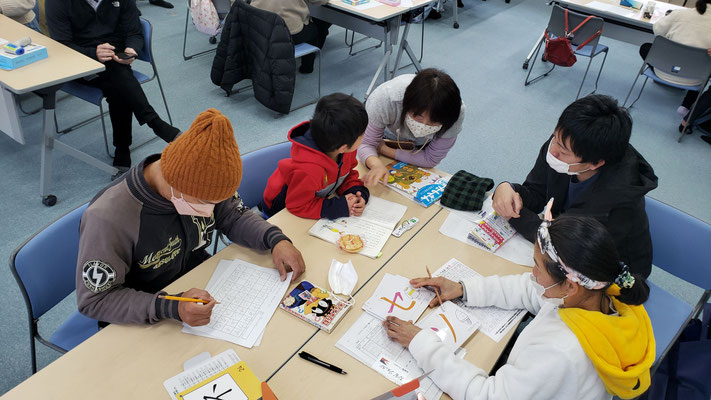 校長先生が来てくれました（高田会場）