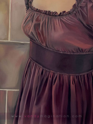 "Violet", huile sur toile, 120 x 80 cm, 2025