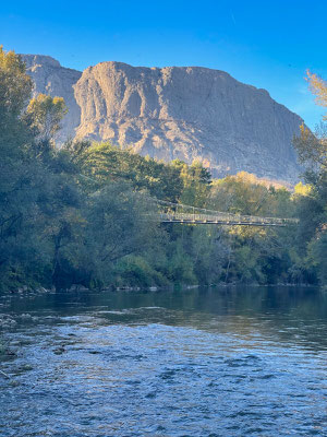 Direkt aus dem Flieger an den Fluss  