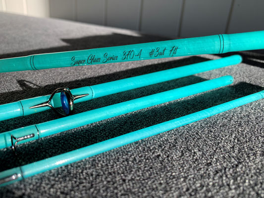 Super Glass Series #3 7ft teal