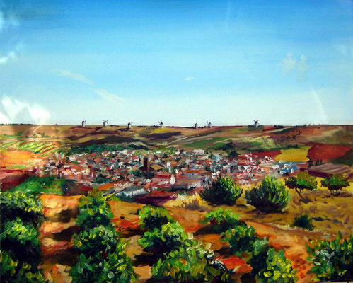 Mota del Cuervo, oil on canvas