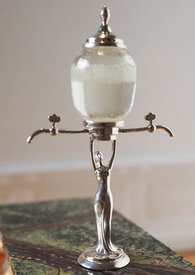 Silver water fountain for absinthe