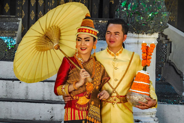 Brautpaar in Laos