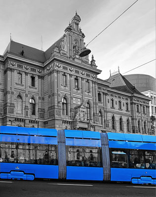 Tram auf Tour - Thema Blau