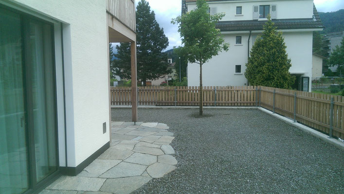 Gartenzaun aus Lärchenholz