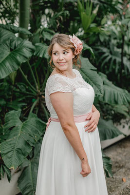 Vintage Brautkleid "Naomi" - elementar Brautkleider in großen Größen - CURVY BRIDE