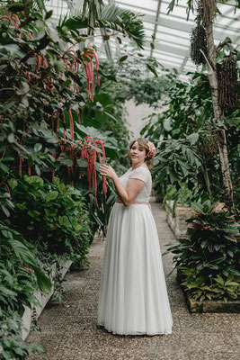 Vintage Brautkleid "Naomi" - elementar Brautkleider in großen Größen - CURVY BRIDE