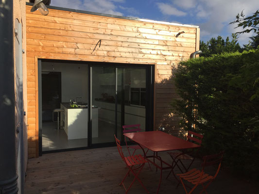 Extension dévouée à la cuisine