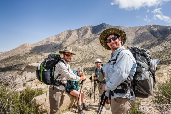 Hiker Jenna, Rebelyell, Mountaingoat and Greg