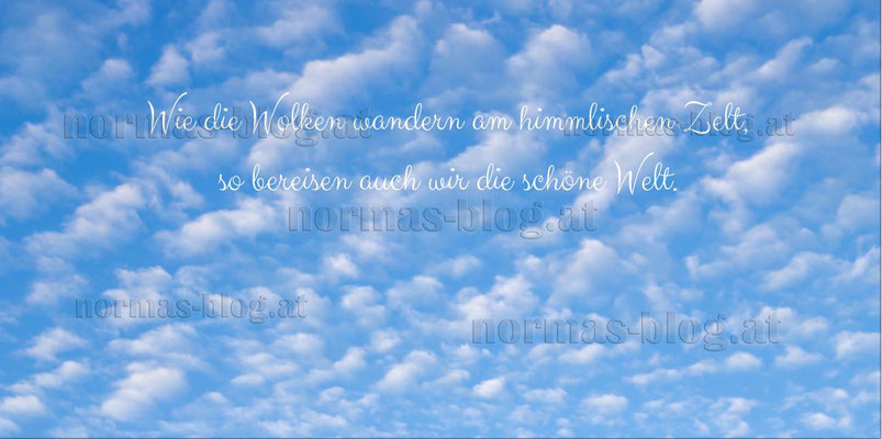 Nr. 23   Wie die Wolken...