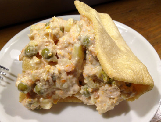 Ensaladilla rusa con palomita