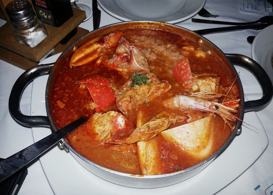 Arroz caldoso con bogavante - flüssiger Reis mit Hummer
