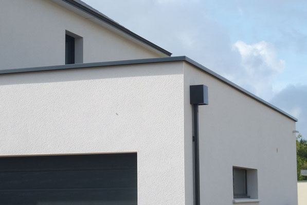 Couvertine Acrotere En Continu Aluminium Dessus De Mur Toitures 33 Bordeaux Gironde