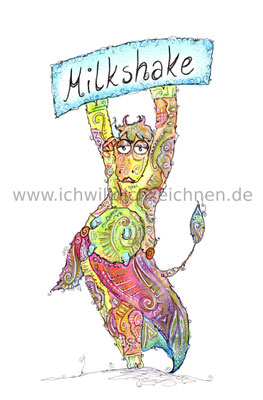 "Eutertanz",  Aquarell auf 300g/qm Aquarellpapier, 24x32cm, Preis: 190€ zzgl. Versand, erhältlich als limitierter, handsignierter Druck für 40€ zzgl. Versand