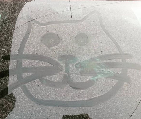 #100kittycats Nr.59... es ist ne Katze, es ist gemalt - das zählt! ;D