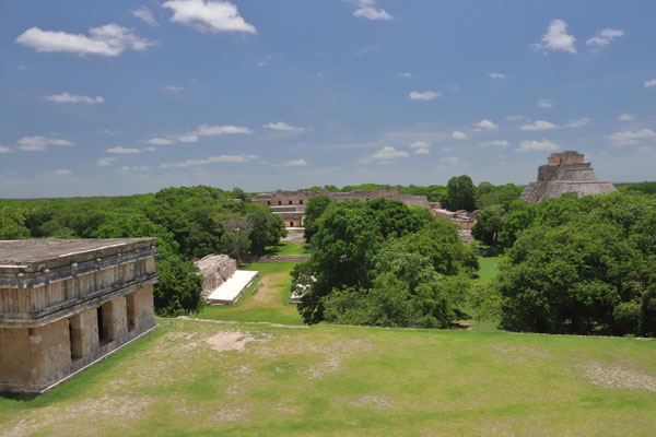 View from the Governor's Palace over Uxmal.