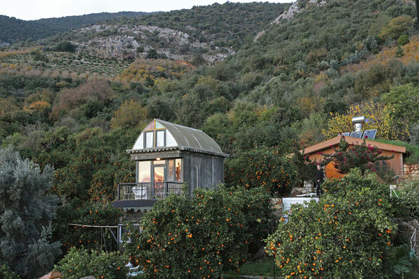 During our night in the "Lycian Tomb bungalow" we slept especially deep.