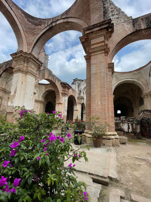 A massive earthquake in 1773 destroyed much of Guatemala's former capitol, leaving many famous landmarks of the city in ruins.