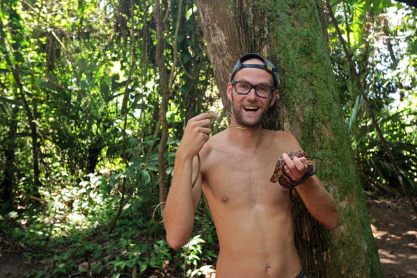 One happy herper!