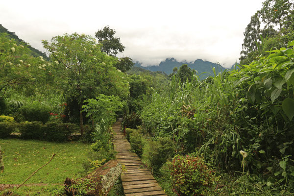 The view from the garden is simply fantastic.