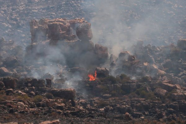 Bushfire in the Cederberg.