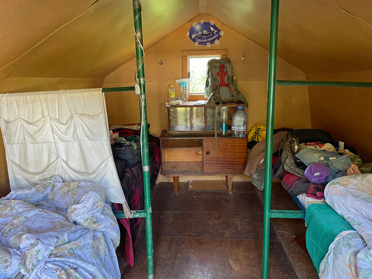 We slept in these cozy cabins where again, we could stargaze from the comfort of our beds. As it got quite cold here at night, the many blankets were very welcome. 