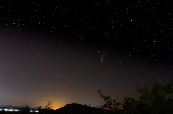 The comet Neowise. © Jasper Boldingh