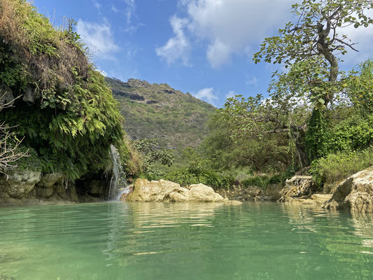 The pools provide the perfect place for a refreshing swim on the hottest part of the day.