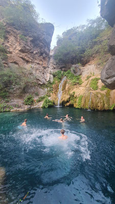 Everybody in for a refreshing dip. © Jack Kauw